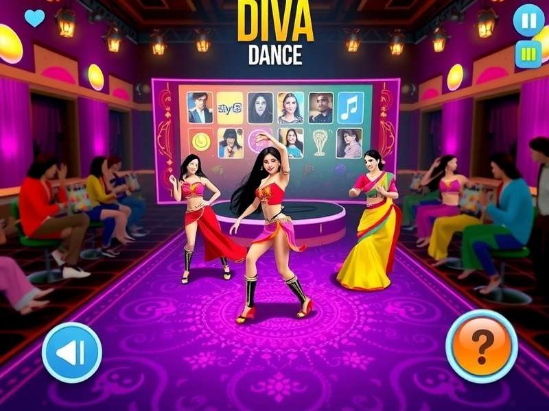Indian players enjoying Diva Dance Desi Style
